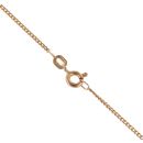 9ct Yellow Gold Patterned Cross Pendant And Chain 18"