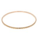 14ct Yellow Gold Patterned Bangle