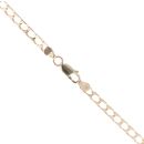 9ct Yellow Gold Square Curb Chain 20"