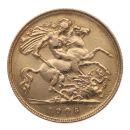 1905 Edward VII UK Half Sovereign Coin