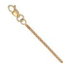 18ct Yellow Gold Cubic Zirconia Patterned Bracelet 7"