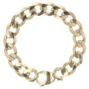 9ct Yellow Gold Curb Bracelet 8.5"