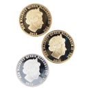 2015 70th Anniversary Of V.E Day Solid Silver 5 Pounds Coins Boxed
