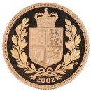2002 Elizabeth II Fourth Portrait UK Full Sovereign coin
