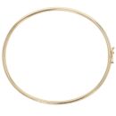 9ct Yellow Gold Patterned Hinged Bangle