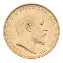 1905 Edward VII Large Head Australia Full Sovereign Coin