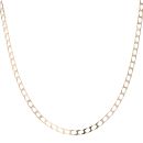 9ct Yellow Gold Square Curb Chain 18"