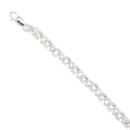 Silver Plain And Patterned Belcher 8.5" Bracelet by Icesia