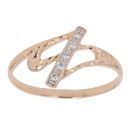 14ct Yellow Gold Cubic Zirconia Fancy Ring