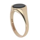 9ct Yellow Gold Onyx Signet Ring