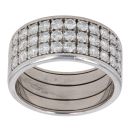 18ct White Gold 2.00ct Brilliant Cut Diamond Fancy Ring
