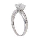 9ct White Gold Cubic Zirconia Single Stone Ring