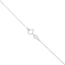 18ct White Gold 0.33ct Brilliant Cut Diamond Solitaire Pendant and Chain 18"
