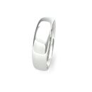 Platinum Slight Court Wedding Band 5mm