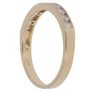 18ct Yellow Gold 0.50ct Brilliant Cut Diamond Half Eternity Ring
