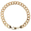 9ct Yellow Gold Curb Bracelet 8"