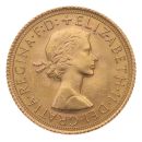 1968 Elizabeth II First Portrait UK Full Sovereign Coin