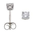 Platinum 0.50ct Brilliant Cut Lab Grown Diamond Solitaire Studs