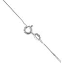 9ct White Gold St George Pendant and Chain 18"