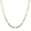 9ct Yellow Gold Figaro Chain 22"