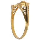 22ct Yellow and White Gold Evil Eye Ring