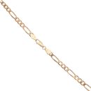 9ct Yellow Gold Figaro Chain 18"