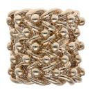 9ct Yellow Gold Five Row Keeper Ring