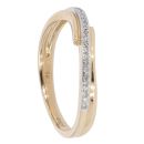 9ct Yellow Gold 0.09ct Diamond Fancy Ring by Anya Belle