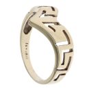 9ct Yellow Gold Greek Wishbone Ring