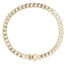9ct Yellow Gold Curb Bracelet 8.5"