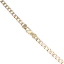 9ct Yellow Gold Square Curb Chain 18"