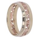 9ct Yellow and Rose Gold Tree Of Life Clogau Band Ring