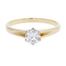 18ct Yellow Gold 0.60ct Diamond Solitaire Ring
