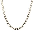 9ct Yellow Gold Curb Chain 22"