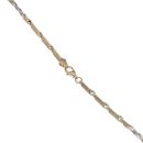 14ct Yellow And White Gold Elongated Link 24" Chain