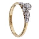 18ct Yellow Gold 0.05ct Brilliant Cut Diamond Solitaire Ring
