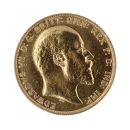 1909 Edward VII Large Head UK Full Sovereign Coin