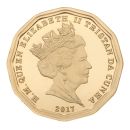2017 Twelve-Sided Tristan Da Cunha Double Sovereign Coin Boxed with Proof