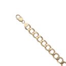 9ct Yellow Gold Curb Bracelet 8"