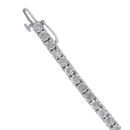 9ct White Gold 2.00ct Brilliant Cut Diamond Tennis Bracelet 7"