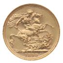 1899 Victoria Old Head Australia Full Sovereign Coin
