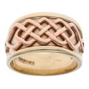 9ct Yellow and Rose Gold Annwyl Clogau Ring