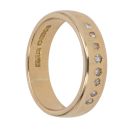 18ct Yellow Gold 0.15ct Brilliant Cut Diamond Wedding Band 4.7mm