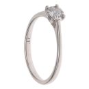9ct White Gold 0.17ct Brilliant Cut Diamond Solitaire Ring