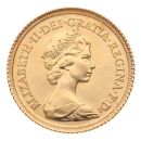 1982 Elizabeth II Decimal Portrait UK Half Sovereign Coin