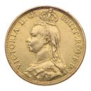 1887 Victoria Jubilee Head UK Double Sovereign Coin