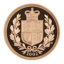 2002 Elizabeth II Fourth Portrait UK Full Sovereign Coin