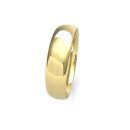 9ct Yellow Gold Traditional Court Wedding Band 5mm