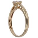 18ct Yellow Gold 0.50ct Princess Cut Diamond Solitaire Ring