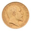1910 Edward VII Large Head UK Half Sovereign Coin